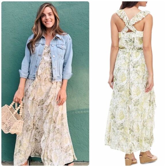 Gal Meets Glam Cheryl Ruffled Maxi Dress 12 - Picture 14 of 14